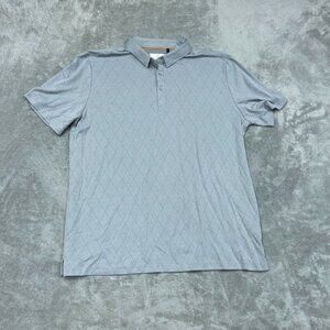 Modern Ambition Mens XXL Gray Polo Shirt Recycled Blend a0995